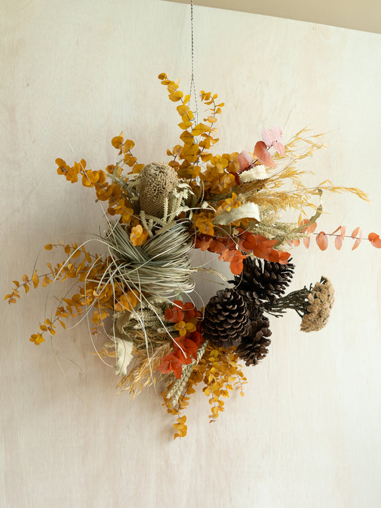 Preserved Autumn Wreath
