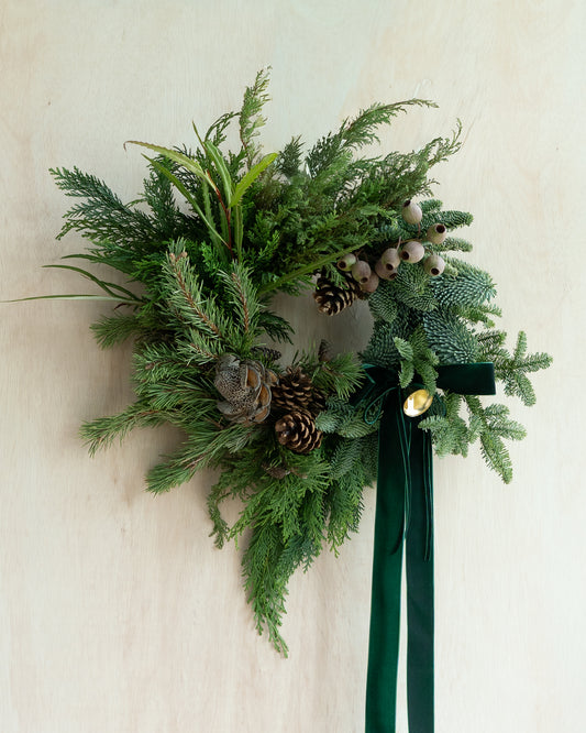 Green Seasonal Pine Wreath